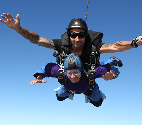 fundraise for MS-UK skydiving