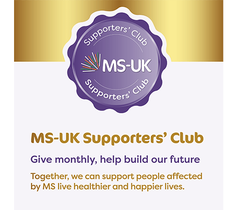Donate monthly to charity - MS-UK Supporters' Club
