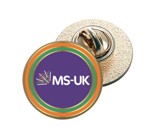 MS-UK Supporters Pin Badge