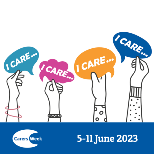 Carers Week 2023 square graphic