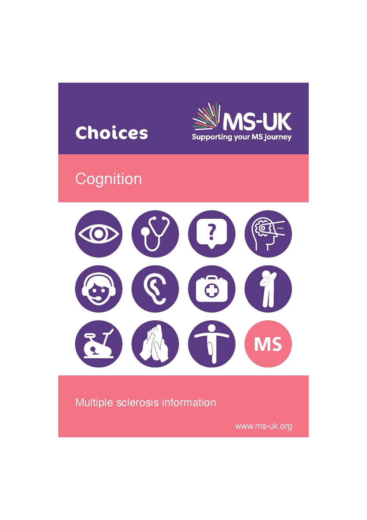 MS-UK Cognition Choices Booklet
