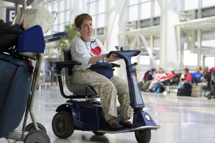 Can I take a mobility scooter on a plane?
