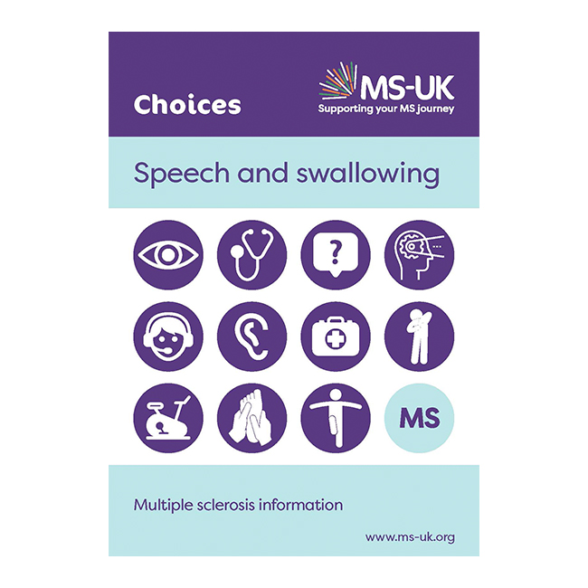 Speech and swallowing with multiple sclerosis choices booklet