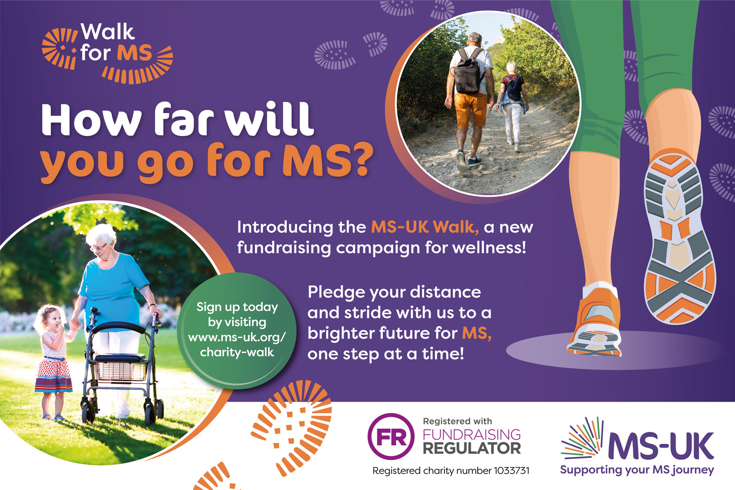 The MS-UK Walk Web Banner