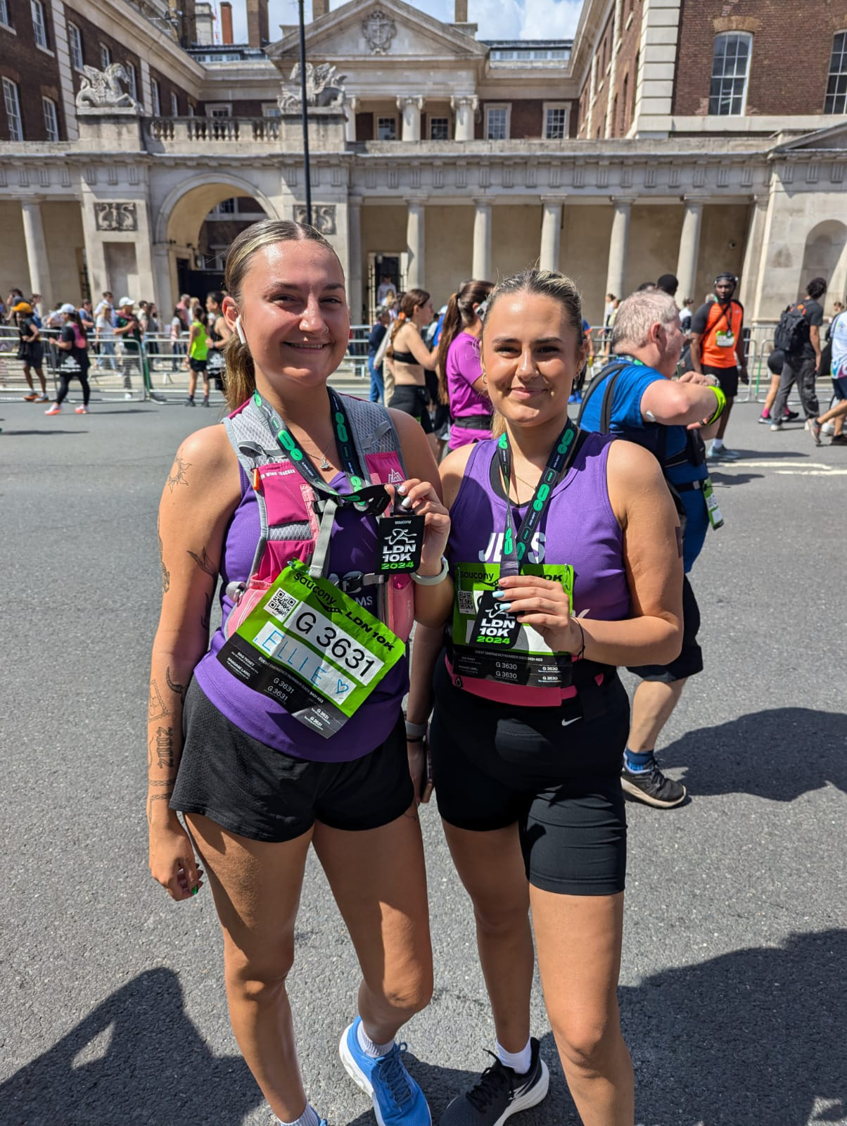 Saucony 10k (Jess and Ellie)