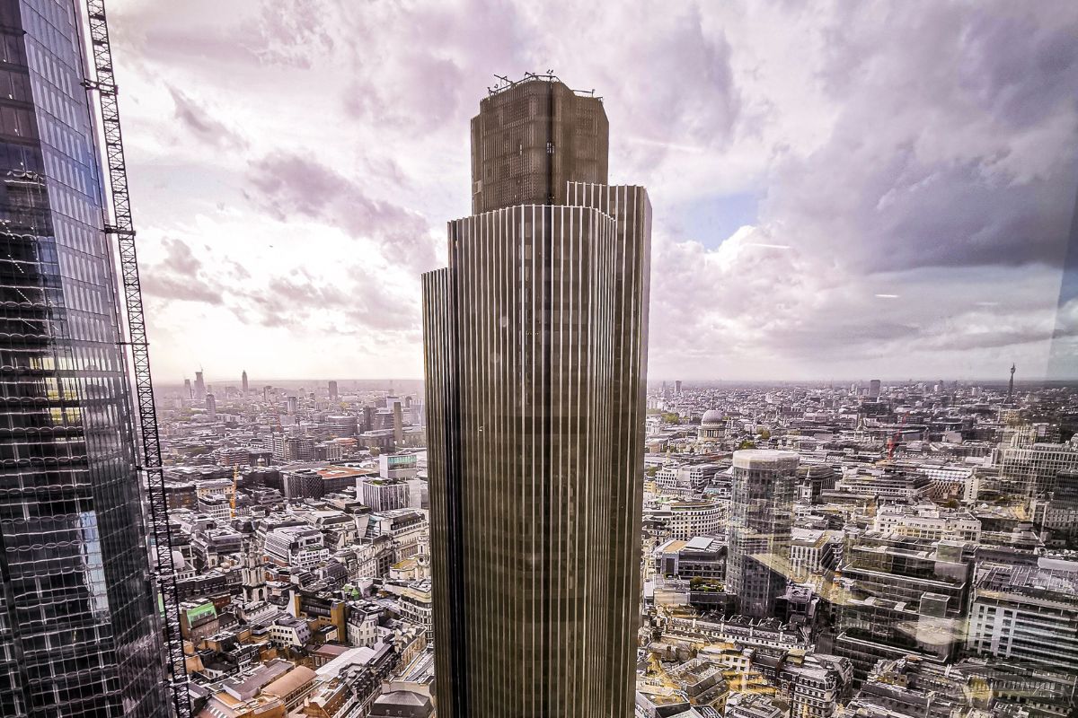 Landscape of Tower 42 in London for the MS-UK Tower Walk 2026