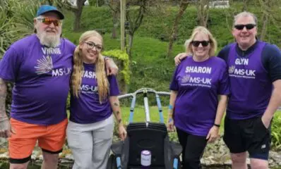 Natasha with friends and family